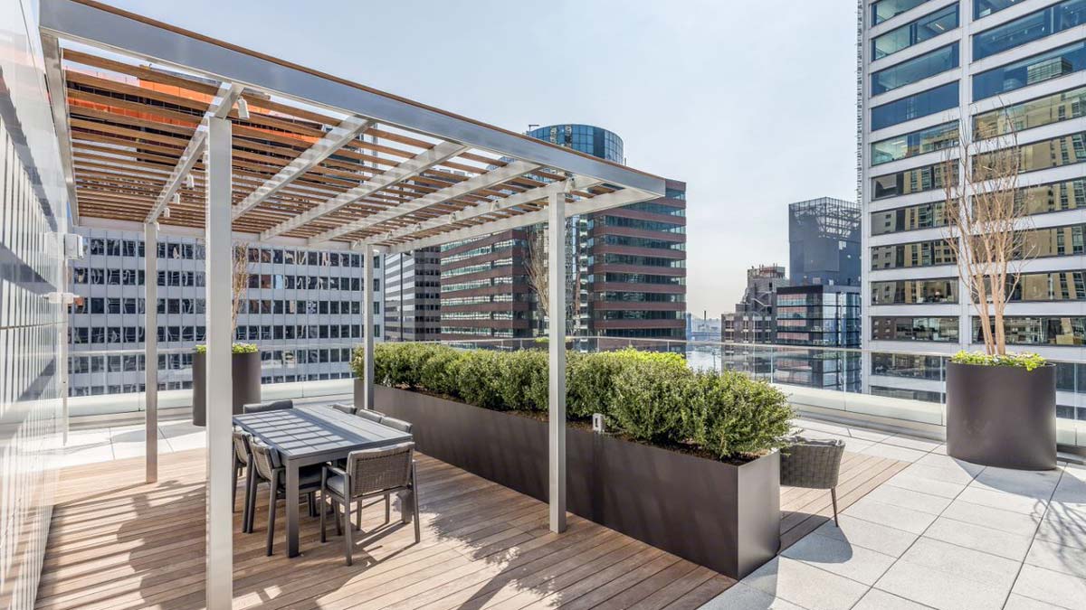 Venue with exterior terrace in downtown NYC Event Space - 80 pine street