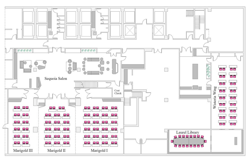 Classroom Event Floor Plan 41 Madison Avenue