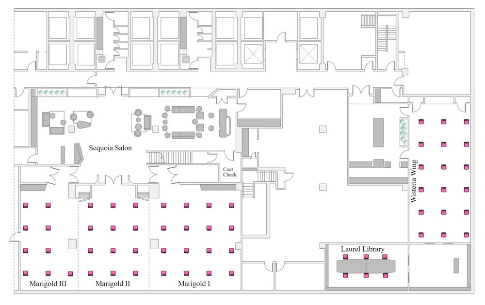 Small Event Floor Plan 41 Madison Avenue